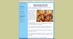 Desktop Screenshot of myrtlebeachchurches.com